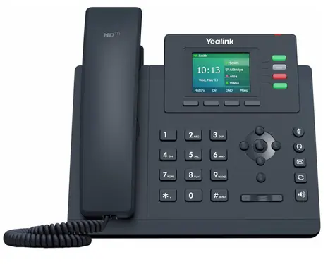 Yealink SIP-T33G / IP telefón / 4x SIP účet / LCD 2.4" / 2x RJ45 / POE / Optima HD Voice / 12 programovateľných tlačidiel