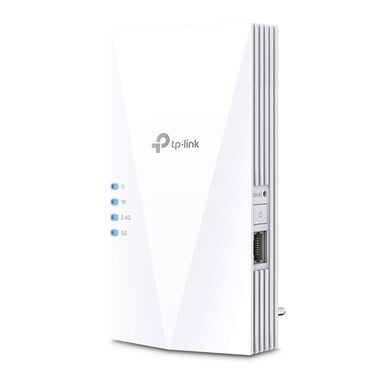 TP-LINK RE500X / AX1500 Wi-Fi 6 Range Extender / Dual-Band / 2.4GHz 300Mbps / 5GHz 1201Mbps / 802.11ax