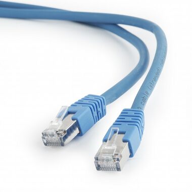 Gembird PP6A-LSZHCU-B CAT6A SFTP 1 m modrá / Patch kábel / RJ45-RJ45