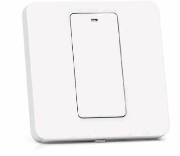 Meross MSS510HK šikovný vypínač na stenu (HomeKit) biela / Wi-Fi / LED signalizácia / jedno tlačidlo