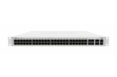 MikroTik CRS354-48P-4S+2Q+RM / 48x Gbps LAN / 4x 10 Gbps SFP+ / 2x 40 Gbps QSFP+ / 48x PoE+/ 1U