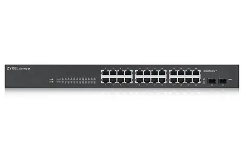 ZyXEL GS1900-24 / Switch Smart Managed / 24x GbE RJ-45 / 2x GbE SFP / VLAN / QoS / Rack
