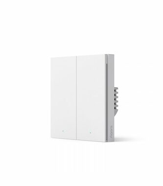 Aqara SMART Wall Switch H1 EU (With Neutral, Double Rocker) (WS-EUK04) / nástenný vypínač (s neutrálom) / Zigbee 