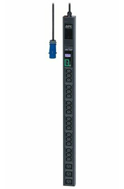 APC Easy PDU Metered ZeroU čierna / 21x C13 &amp; 3x C19 / ZeroU / IEC309 / 11kW / 230V 