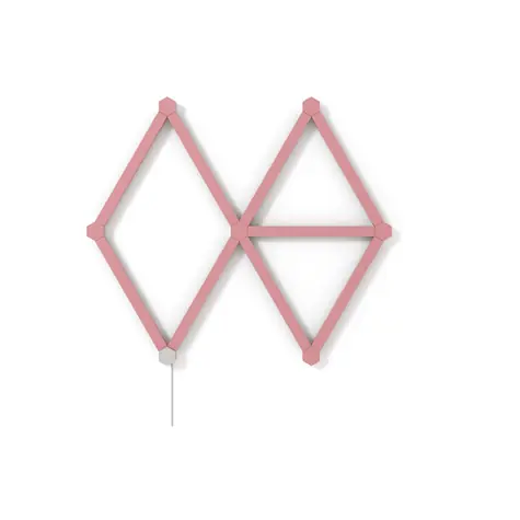 Nanoleaf Lines Skins sada 9ks matne ružová / sada nacvakávacích krytov