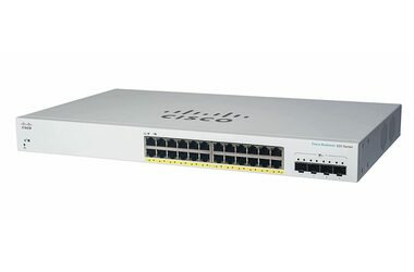 Cisco CBS220-24FP-4X-EU / 24x RJ-45 1000 / 4x Gigabit SFP+