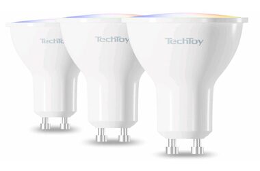 Techtoy Chytrá žiarovka (GU10) - ZigBee / 4.7W / RGB / ZigBee / 3ks