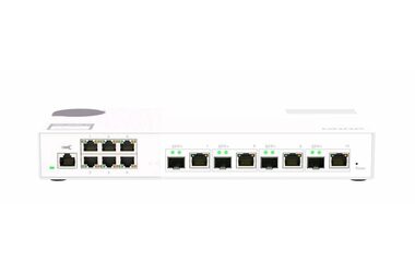 QNAP riadený switch QSW-M2106-4C / 6x 2.5GbE RJ45 / 4x kombinované 10GbE SFP+ / 10GbE RJ-45