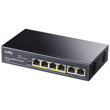 Cudy FS1006P PoE switch / 4X PoE RJ45 / 2x RJ45 / 60W