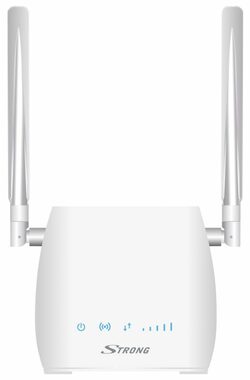 STRONG 4G LTE Router 300M biela / 4G LTE Router / 2.4GHz - 300Mbps / 1x WAN / 1x SIM slot