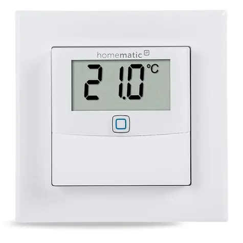 Homematic IP Senzor teploty a vlhkosti s displejom - vnútorné / IP 20 / 2x AAA