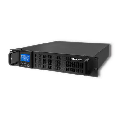 Qoltec 53945 Napájací zdroj do UPS RACK 800W čierna / 1000VA / LCD