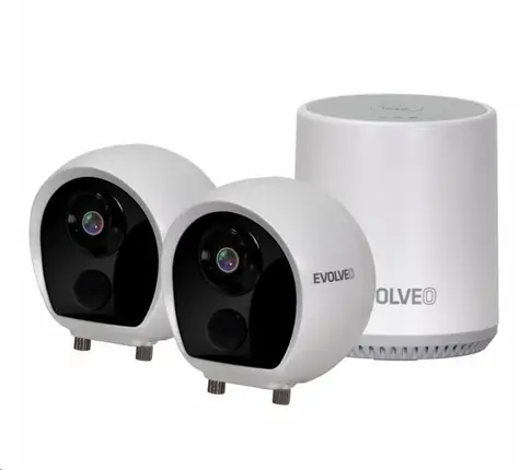 EVOLVEO Detective BT4 SMART / Bezdrôtový kamerový systém / 2 kamery