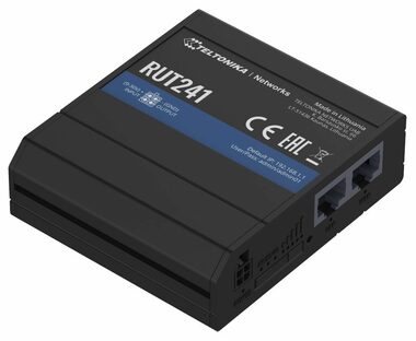Teltonika RUT241 / Router industriálny / 10 100 Mbs / 1x LAN / 1x WAN