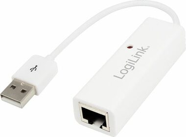 LogiLink UA0144B / USB Ethernetový adaptér / USB-A 2.0 / RJ-45 / 100Mbps