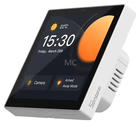 Sonoff NSPanel Pre biela / Šikovný vypínač / 2 kanály / displej / WiFi / BT