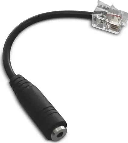 Sonoff Adaptér pre senzory 2.5 mm Jack (F) - RJ9 (M) 5 cm čierna