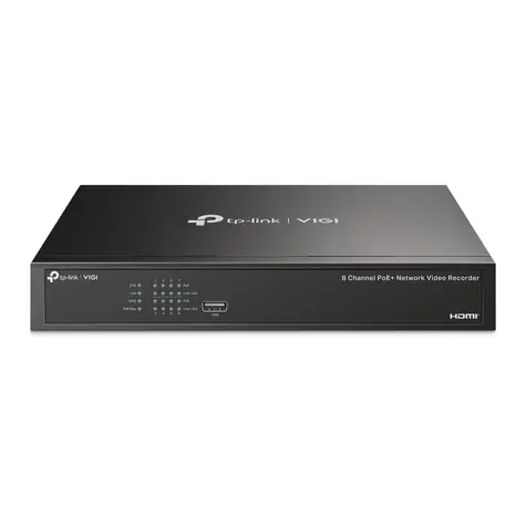 TP-LINK VIGI NVR1008H-8P / NVR / 8 kanálov / HDMI / LAN / VGA / 2x USB / PoE