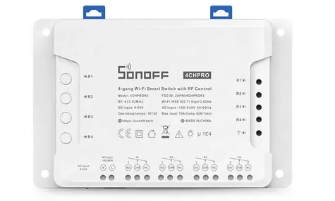 Sonoff 4CH PRE R3 / Šikovný spínač / 4 kanály / Wi-Fi / eWeLink