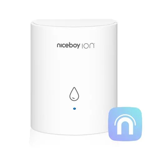 Niceboy ION ORBIS Water Sensor biela / Detektor úniku vody / ZigBee / Bluetooth / MESH