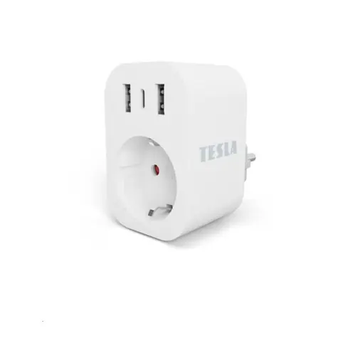 TESLA SMART Plug SP300 USB / Inteligentná zásuvka / 3680W / 1x 230V AC / 2x USB-A / 1x USB-C / WiFi