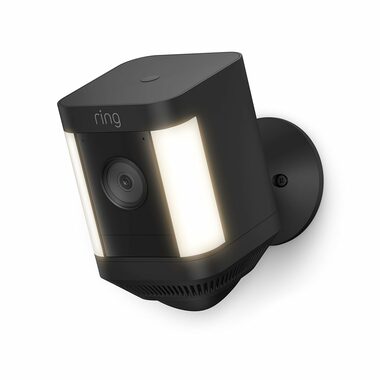 Amazon Ring Spotlight Cam PLUS Battery čierna / vonkajšia IP kamera / 1080p / pohybový senzor / nočné videnie