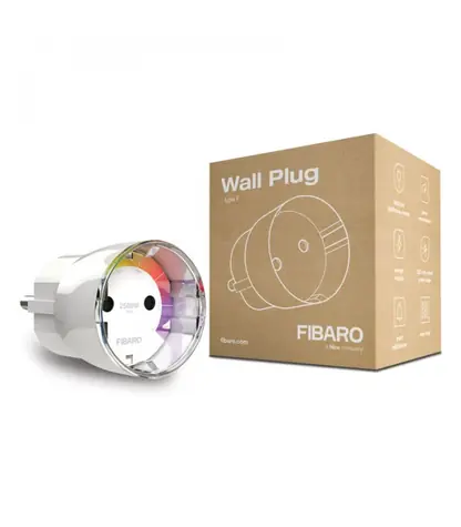 Fibaro Wall Plug Type F biela / Múdra zástrčka / 2500W / Z-Wave / dopredaj