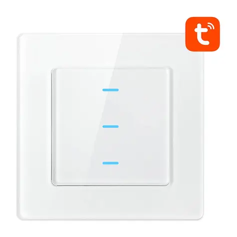 Avatto N-TS10-W3 biela / Šikovný vypínač / 3 kanály / WiFi
