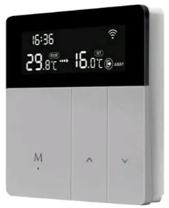 Avatto WT50 sivá / Chytrý termostat / Wi-Fi / Tuya 