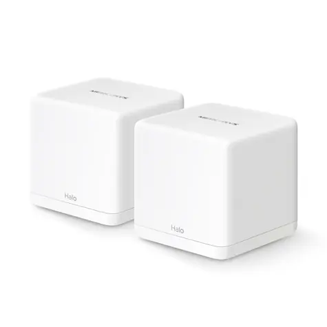 Mercusys Halo H60X 2ks biela / WiFi systém MESH AX1500 / Dual-Band / 1201 Mbps + 300 Mbps / 2x RJ45