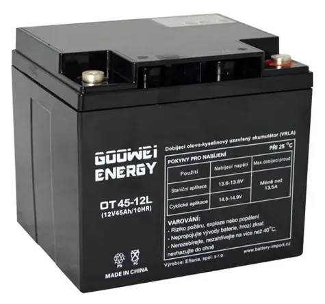 GOOWEI Energy Pb záložný akumulátor VRLA GEL 12V/45Ah