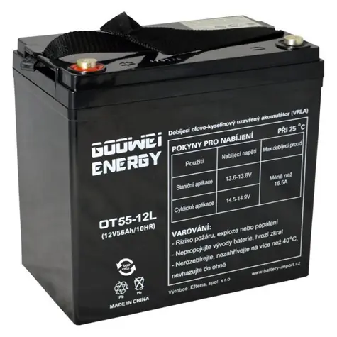 GOOWEI Energy Pb záložný akumulátor VRLA GEL 12V/55Ah