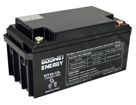 GOOWEI Energy Pb záložný akumulátor VRLA GEL 12V/65Ah 