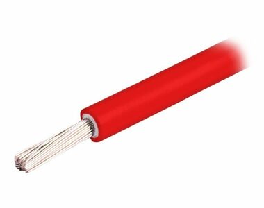 GOOWEI Energy kábel na zapojenie solárnych panelov medený 1x 4mm2 červená
