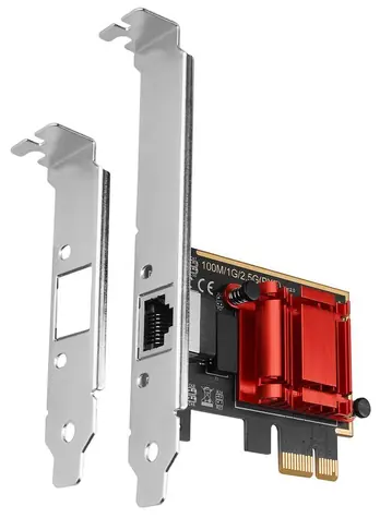 Axagon PCEE-G25, PCIe sieťová karta - 1x 2.5 Gigabit Ethernet Port (RJ-45), Realtek, PXE, vr. LP