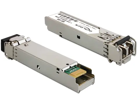 DeLock SFP Modul 1000Base-SX MM 850nm sivá