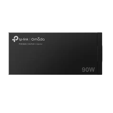 TP-LINK Omada TL-POE380S čierna / PoE++ Injektor / 90W / 10Gbps