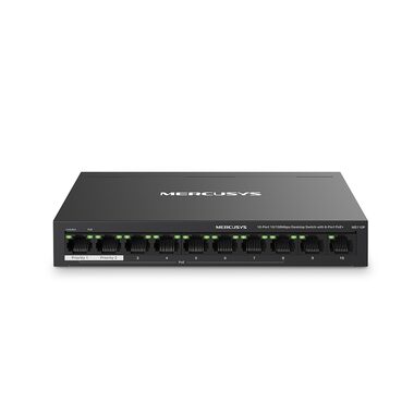 Mercusys MS110P / Switch / 8x LAN / PoE+