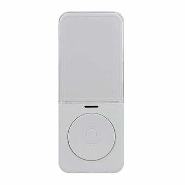 Solight bezdrôtové tlačidlo pre 1L69 sériu biela / 200m / learning code / kryt na menovku