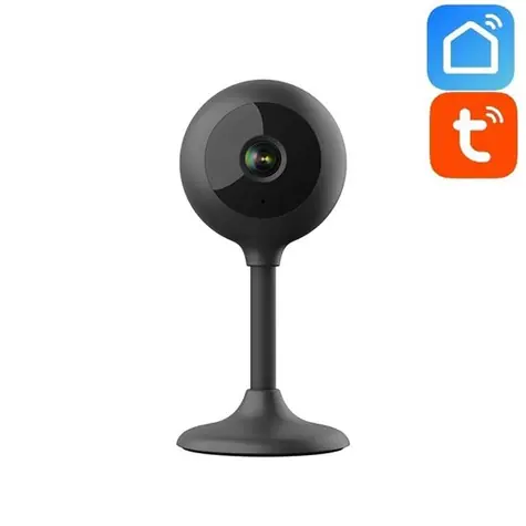 Solight domáca WiFi kamera čierna / Vnútorná IP kamera / 1920 x 1080 / mikrofón / nočné snímanie