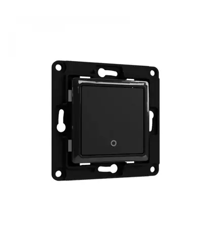 Shelly Wall Switch 1 - nástenný vypínač čierna / bez rámčeka