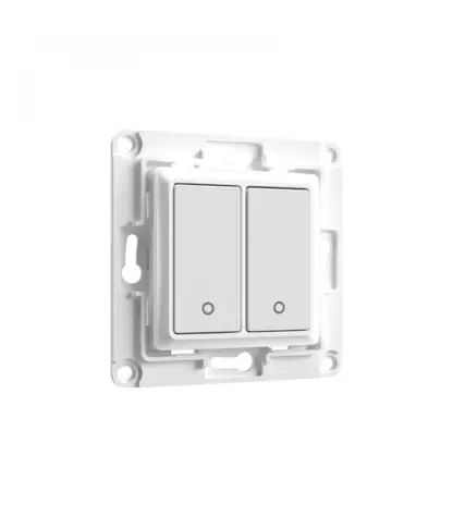 Shelly Wall Switch 2 - nástenný vypínač biela / bez rámčeka