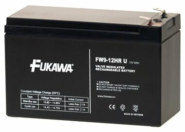 Fukawa FW 9-12 HRU / (Powerware /12V / 9Ah / Faston F2-6.3mm