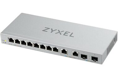 ZyXEL XGS1210-12 V2 / Desktop Switch / 8x RJ45 1G / 2x RJ45 2.5G / 2x SFP+