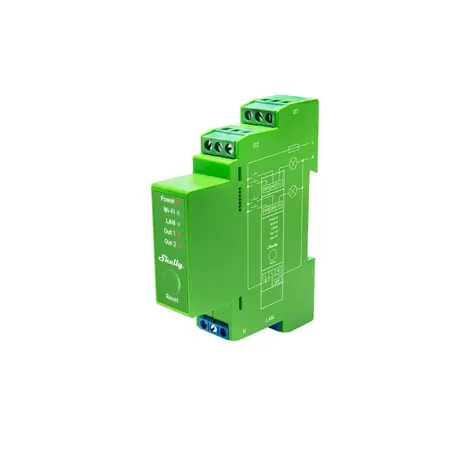 Shelly Pro Dimmer 2PM - dvojkanálový stmievací modul (LAN & WiFi & Bluetooth)
