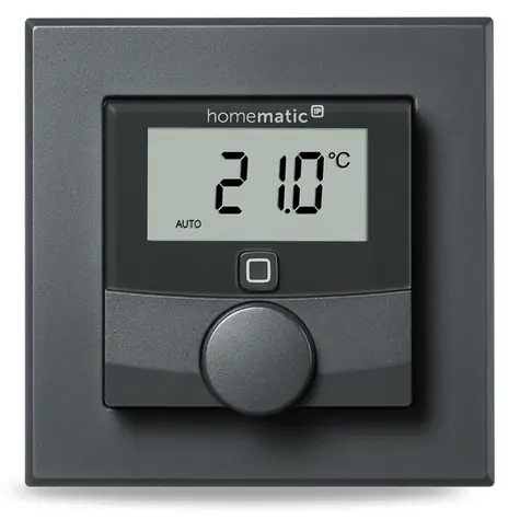 Homematic IP HmIP-WTH-A Nástenný termostat so senzorom vlhkosti antracit