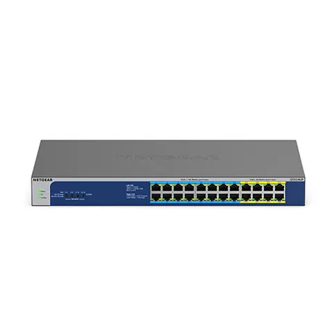 Netgear 24PT GE U60 / 24port GBit Switch / 24x GLAN / rack / kovový