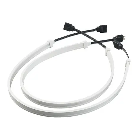 Silverstone LS04 biela / ARGB Led opasok / 2ks / 4.5W