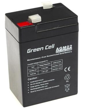 Green Cell AGM batéria 6V 4.5Ah
