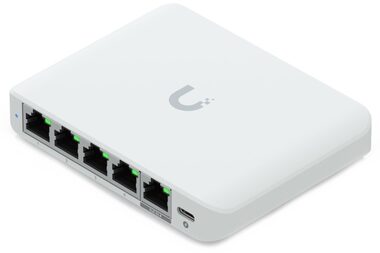 Ubiquiti UniFi Switch Flex Mini 2.5G 5/5× 2.5GbE LAN / 1× PoE 802.3 AF 